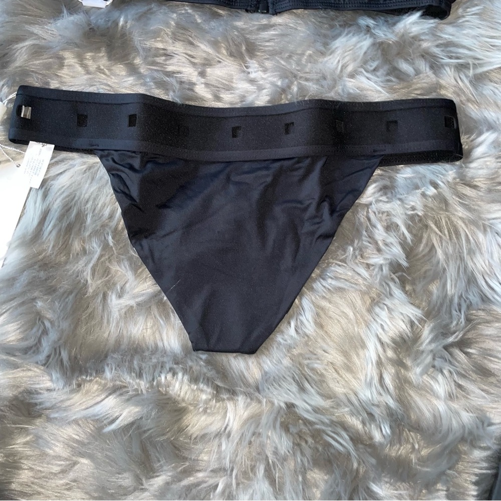 NWT Neoprene black bikini - Picture 2 of 8